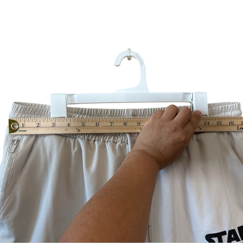 Star Wars Men's Beige Athletic Shorts,embroidered letters,size L - Picture 10 of 10